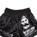 Thai Boxing Mens Sports Shorts Black Relaxed XL W28