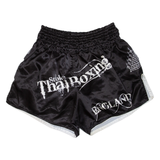 Thai Boxing Mens Sports Shorts Black Relaxed XL W28