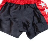 EAGLES GYM Thai Boxing Mens Sports Shorts Red Relaxed XS W22