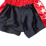 EAGLES GYM Thai Boxing Mens Sports Shorts Red Relaxed XS W22