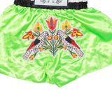 Thai Boxing Mens Sports Shorts Green Relaxed L W24