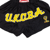 Thai Boxing Mens Sports Shorts Black Relaxed XL W27