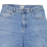 MAVERICK Womens Denim Shorts Blue Relaxed L W34