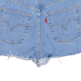 LEVI'S Ribcage Womens Denim Shorts Blue Relaxed S W27
