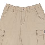 QUIKSILVER Girls Jorts Shorts Beige Relaxed 14Y W26