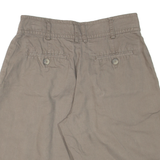 ESSENTIEL Pleated Womens Casual Shorts Grey Relaxed S W28
