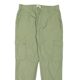 TALLY WEIJL Cargo Womens Trousers Green Regular Tapered W30 L27