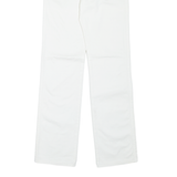 ARMANI JEANS Womens Trousers White Regular Straight W24 L30