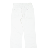 ARMANI JEANS Womens Trousers White Regular Straight W24 L30