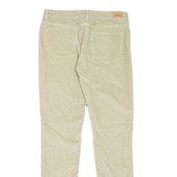 LEVI'S 531 Womens Corduroy Trousers Beige Slim Skinny W30 L32