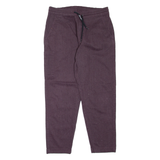 LEVI'S Womens Trousers Maroon Regular Tapered W30 L27