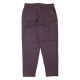 LEVI'S Womens Trousers Maroon Regular Tapered W30 L27