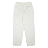 CHAPS Chino Mens Trousers Beige Relaxed Tapered W36 L36