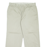 CALVIN KLEIN Chino Mens Trousers Beige Loose Straight W36 L30