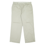 CALVIN KLEIN Chino Mens Trousers Beige Loose Straight W36 L30