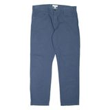 CALVIN KLEIN Mens Trousers Blue Regular Straight W36 L30