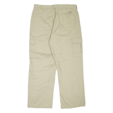 DICKIES Cargo Workwear Mens Trousers Beige Loose Straight W38 L32