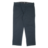 DICKIES Workwear Mens Trousers Black Slim Straight W40 L32