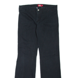 DICKIES Workwear Womens Trousers Black Regular Bootcut W30 L30