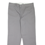 DICKIES 874 Workwear Mens Trousers Grey Regular Straight W38 L29