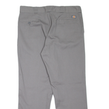 DICKIES 874 Workwear Mens Trousers Grey Regular Straight W38 L29