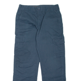 DICKIES Cargo Workwear Mens Trousers Blue Regular Tapered W32 L32