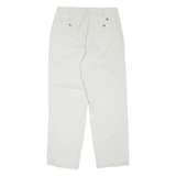 TOMMY HILFIGER Chino Mens Trousers Grey Relaxed Tapered W34 L32