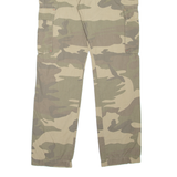 TIMEZONE Henny Camo Cargo Mens Trousers Beige Regular Tapered W33 L33
