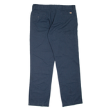 DICKIES Workwear Womens Trousers Blue Slim Tapered W36 L32