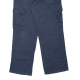 DICKIES Cargo Style Workwear Mens Trousers Blue Loose Straight W31 L30