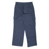DICKIES Cargo Style Workwear Mens Trousers Blue Loose Straight W31 L30