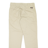 DICKIES Workwear Mens Trousers Beige Slim Straight W34 L32