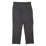 DICKIES Cargo Style Workwear Mens Trousers Black Regular Straight W32 L30