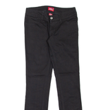 DICKIES Workwear Womens Trousers Black Slim Skinny W26 L27