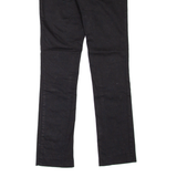DICKIES Workwear Womens Trousers Black Slim Skinny W26 L27