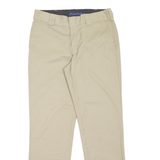 DICKIES Workwear Womens Trousers Beige Slim Tapered W32 L30
