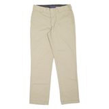 DICKIES Workwear Womens Trousers Beige Slim Tapered W32 L30