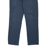 DICKIES Workwear Womens Trousers Blue Slim Tapered W33 L32