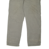 DICKIES Carpenter Workwear Mens Trousers Green Relaxed Straight W38 L32
