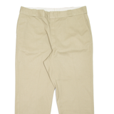 DICKIES Workwear Mens Trousers Beige Regular Straight W42 L30