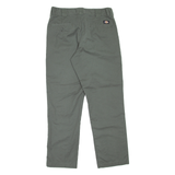 DICKIES Workwear Womens Trousers Green Slim Tapered W32 L29
