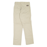 DICKIES Workwear Womens Trousers Beige Slim Tapered W28 L28