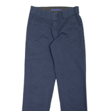 DICKIES Workwear Womens Trousers Blue Slim Tapered W28 L31