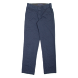 DICKIES Workwear Womens Trousers Blue Slim Tapered W28 L31