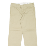 DICKIES Workwear Womens Trousers Beige Slim Straight W30 L30