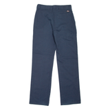 DICKIES Mens Trousers Blue Regular Straight W27 L29