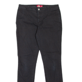 DICKIES Workwear Womens Trousers Black Slim Straight W30 L30