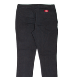 DICKIES Workwear Womens Trousers Black Slim Straight W30 L30