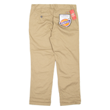 DICKIES Workwear Mens Trousers Beige Regular Straight W34 L26