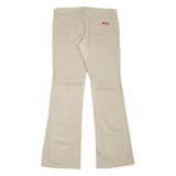 DICKIES Workwear Womens Trousers Beige Regular Bootcut W30 L30